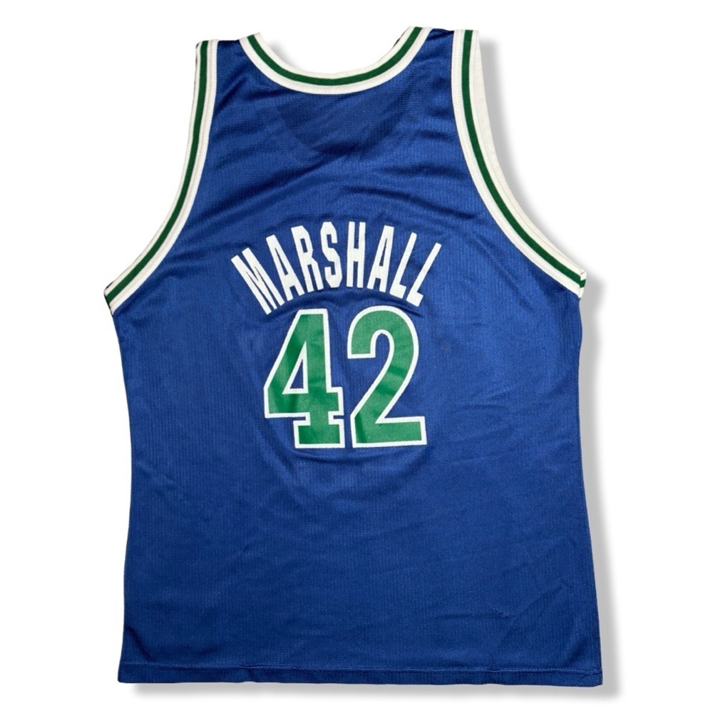 Vintage 90s Champion Donyell Marshalll Minnesota Timberwolves Basketball Jersey - Picture 2 of 5